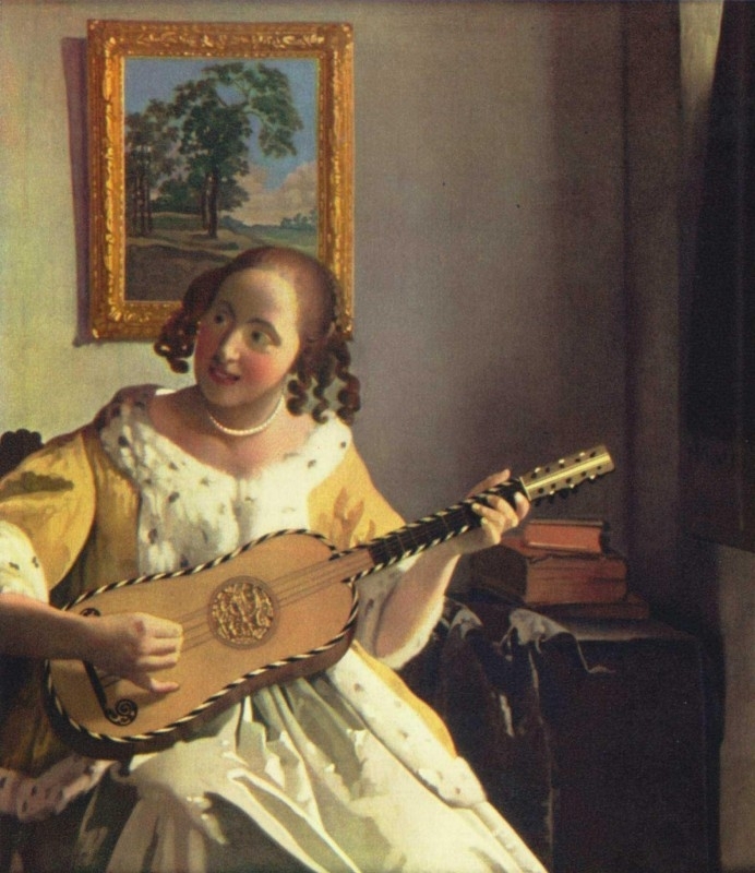 Vermeer The guitar player