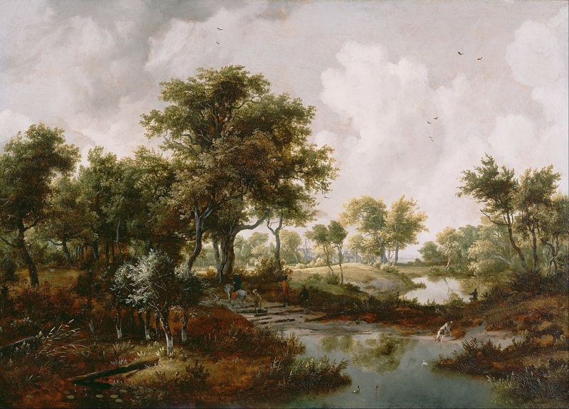 Hobbema A forest landscape