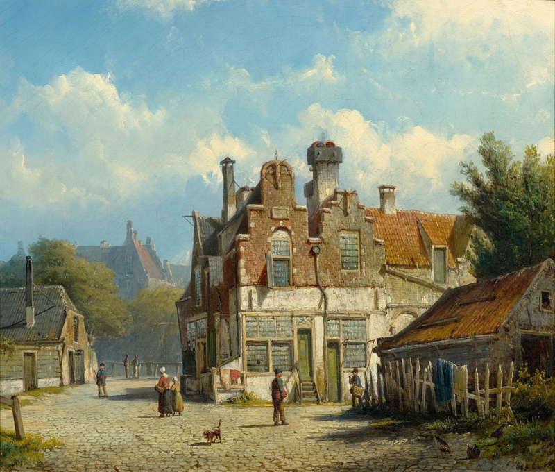 W. Koekkoek Cityscape