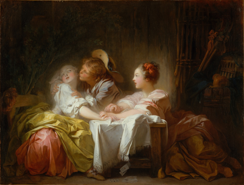 Fragonard The stolen kiss 2