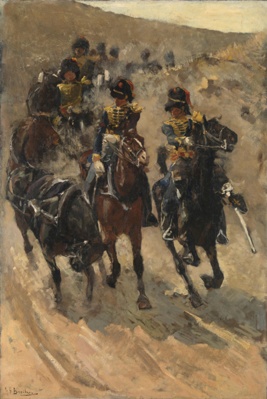 Breitner The yellow riders (riding artillery).