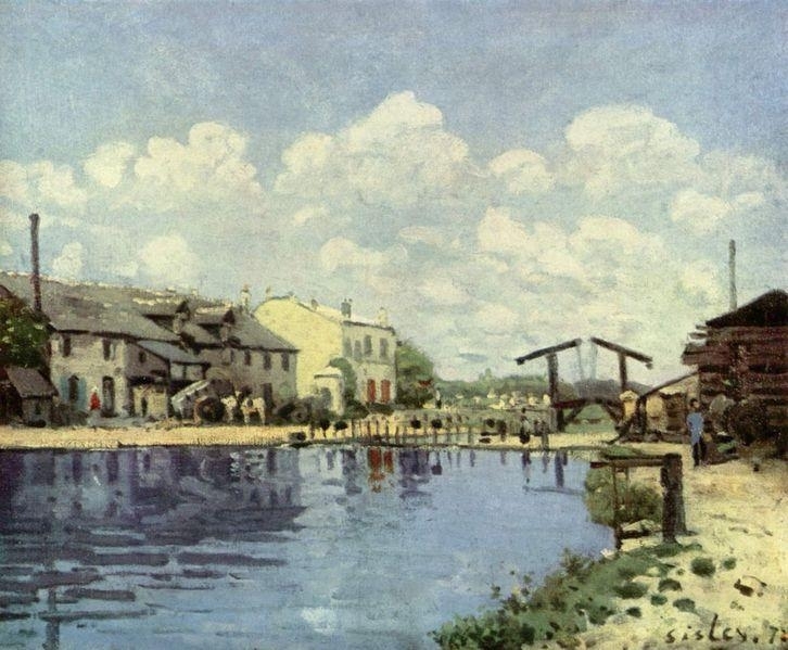 Sisley Saint Martin canal