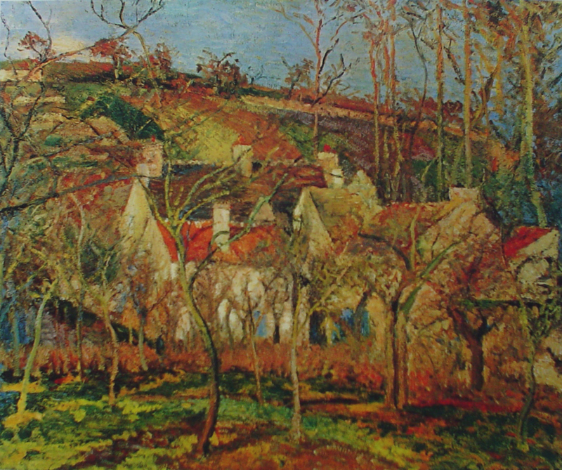 Pissarro Red roofs