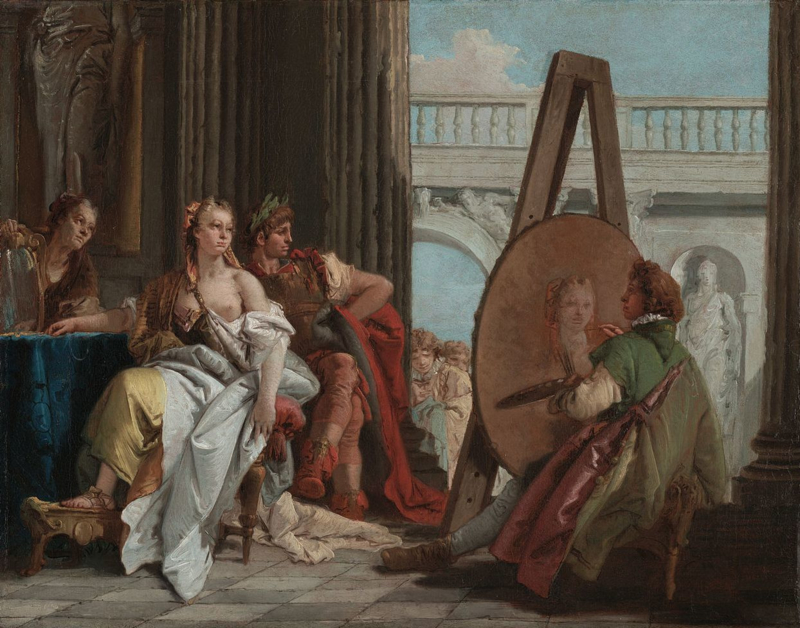 Tiepolo Alexander and Campaspe in the studio of Apelles