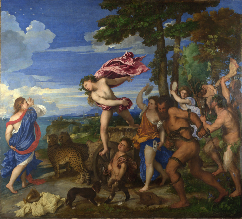 Titiaan Bacchus and Ariadne