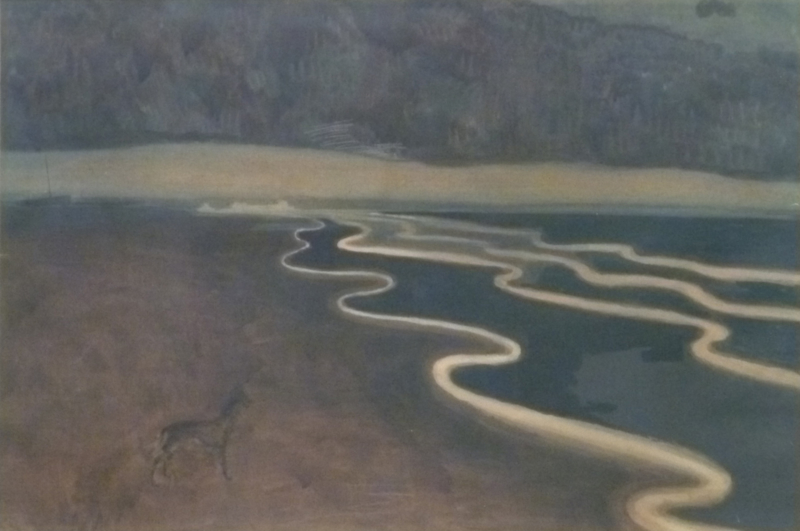 Spilliaert Navy in stormy weather