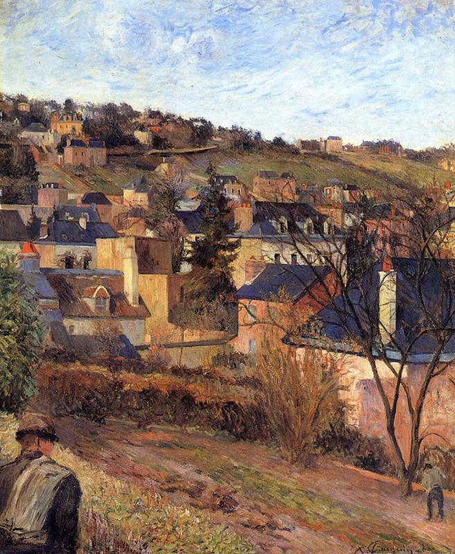 Gauguin Blue roofs of Rouen