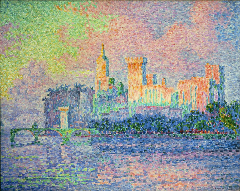 Signac Papal palace in Avignon