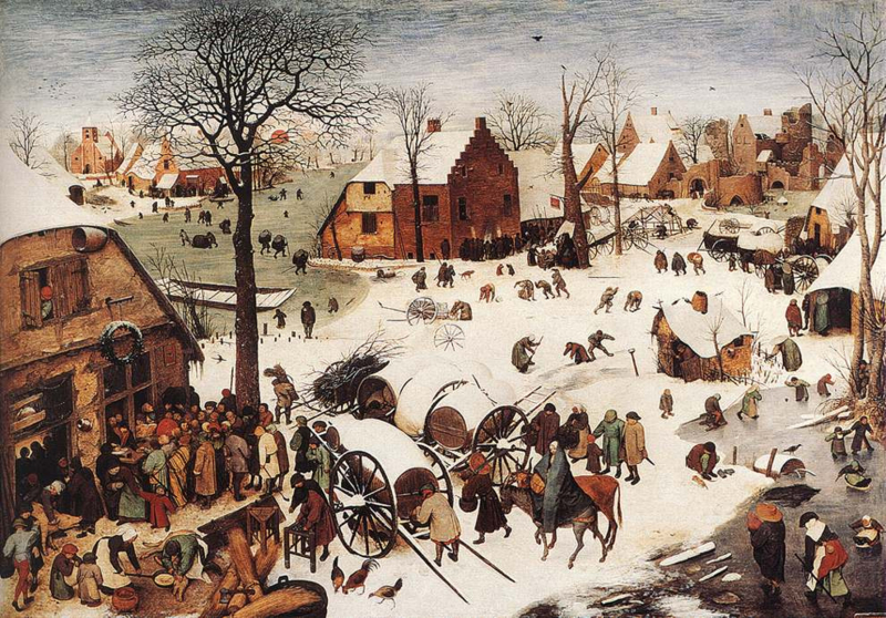 Bruegel The census in Bethlehem