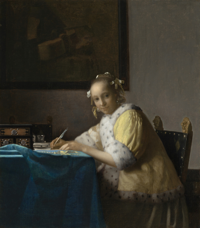 Vermeer Writing woman