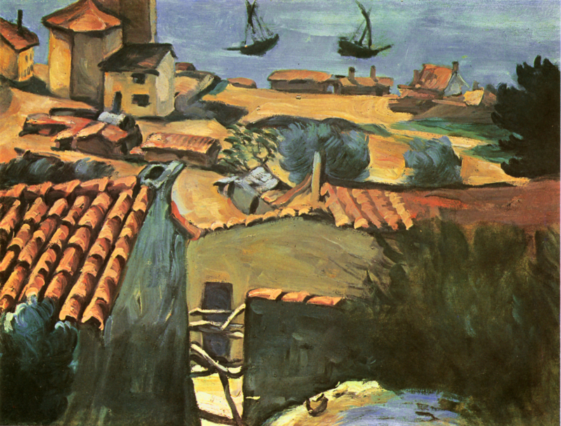 Cezanne Fishing village at l'Estaque