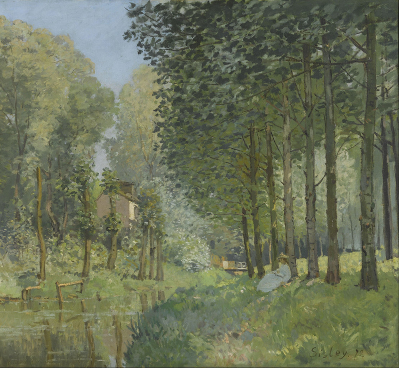 Sisley Pause along the creek