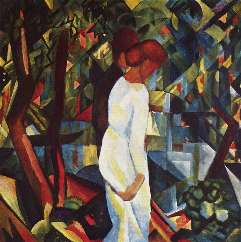 Macke Couple in the forest