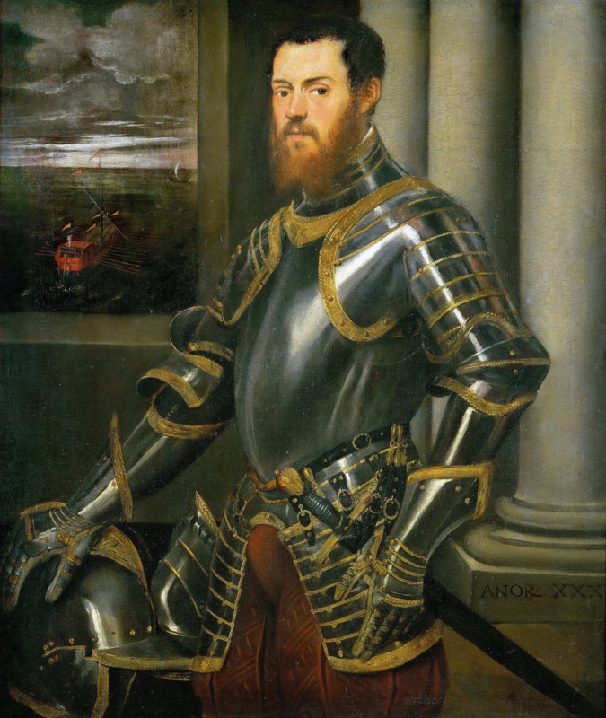 Tintoretto Sigismund Augustus in armor