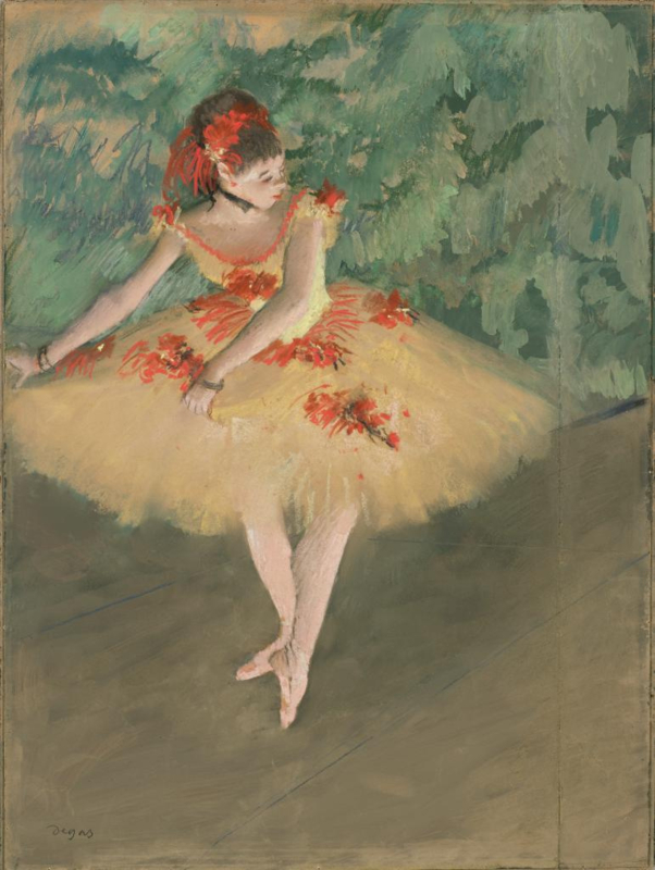 Degas Dancer doing a pirouette