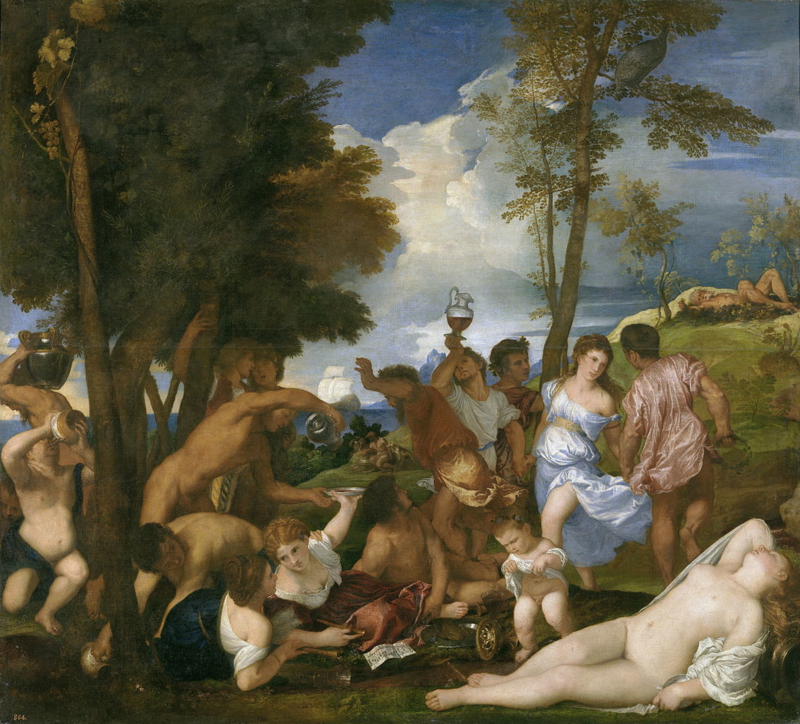Titiaan The bacchanal