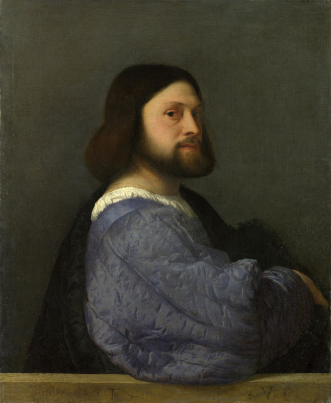 Titiaan Portrait of a man