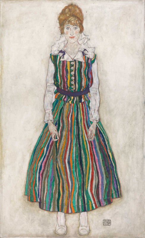 Schiele Portrait of Edith