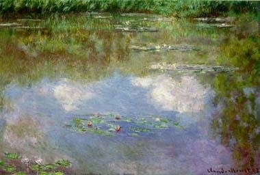 Monet Water lilies (the clouds)