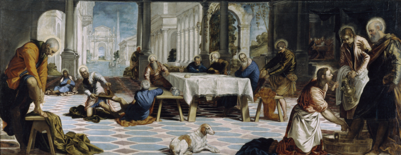Tintoretto Christ washing the disciples' feet