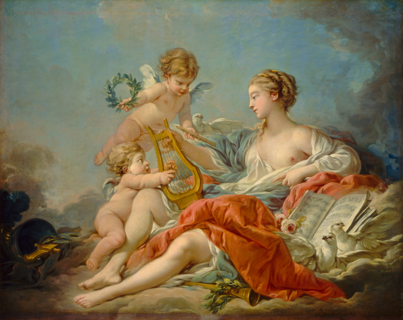 Boucher Allegory of music