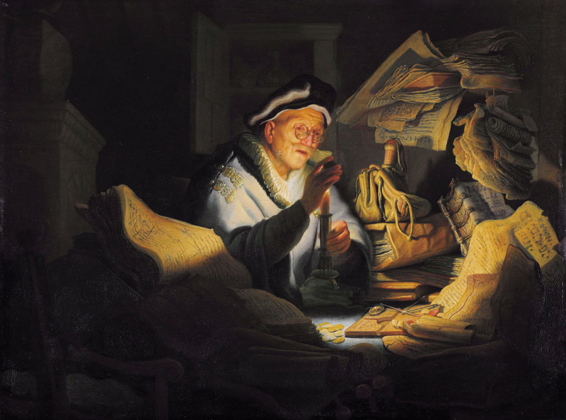 Rembrandt The parable of the rich fool