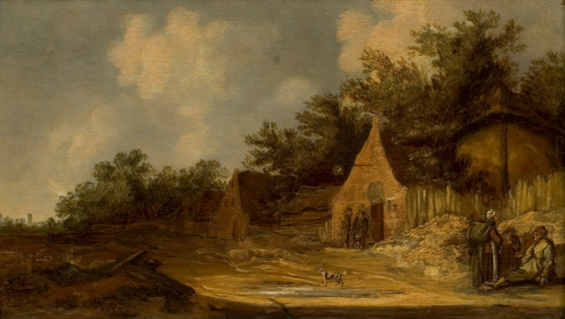 Van Goyen Landscape with farmstead