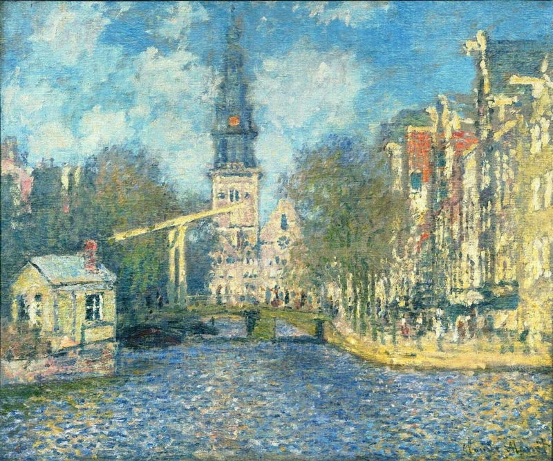 Monet The Zuiderkerk in Amsterdam