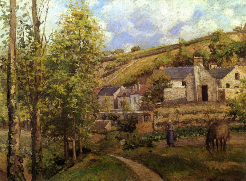 Pissarro Landscape near Pontoise