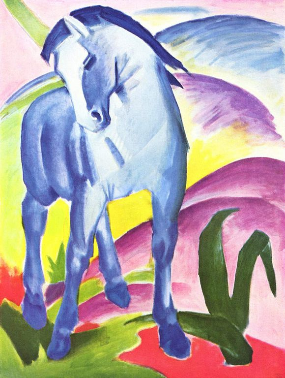 Marc Blue horse 1