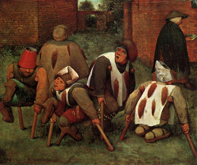 Bruegel The beggars