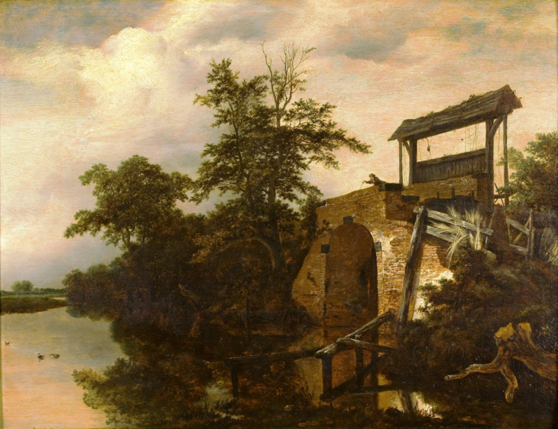 Van Ruisdael The abandonment (the lock)