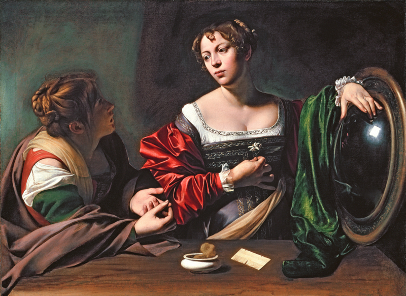 Caravaggio Martha and Mary Magdalene