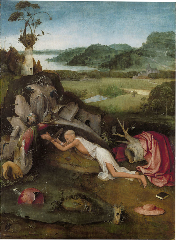 Bosch Saint Hieronymus in prayer