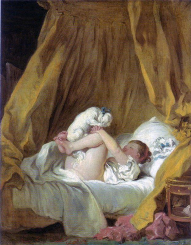 Fragonard Girl in bed