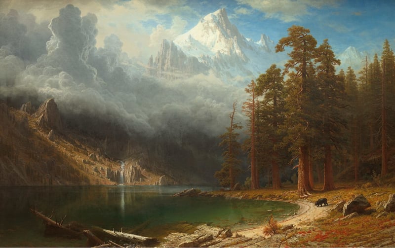 Bierstadt Mount Corcoran
