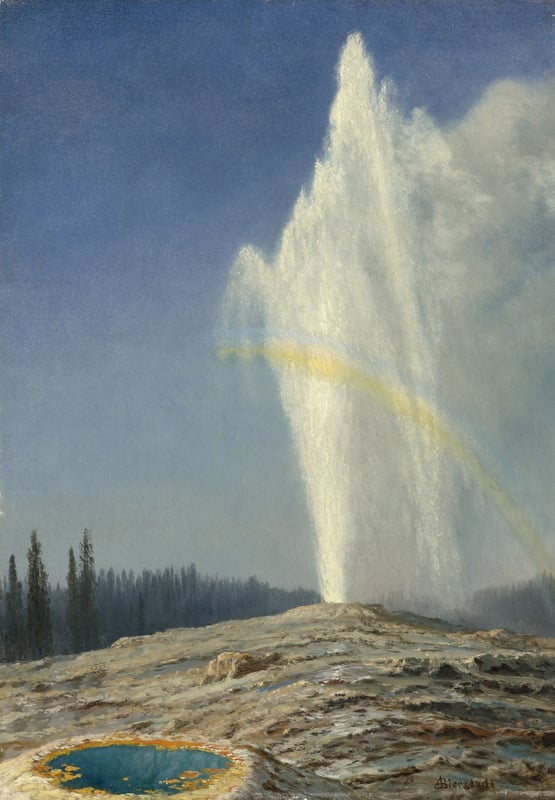 Bierstadt Old faithful