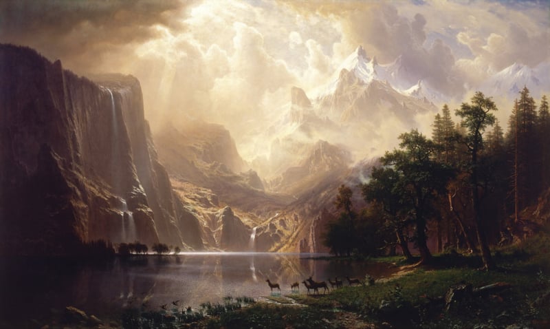 Bierstadt The Sierra Nevada