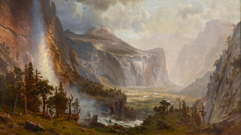 Bierstadt The domes of the Yosemite