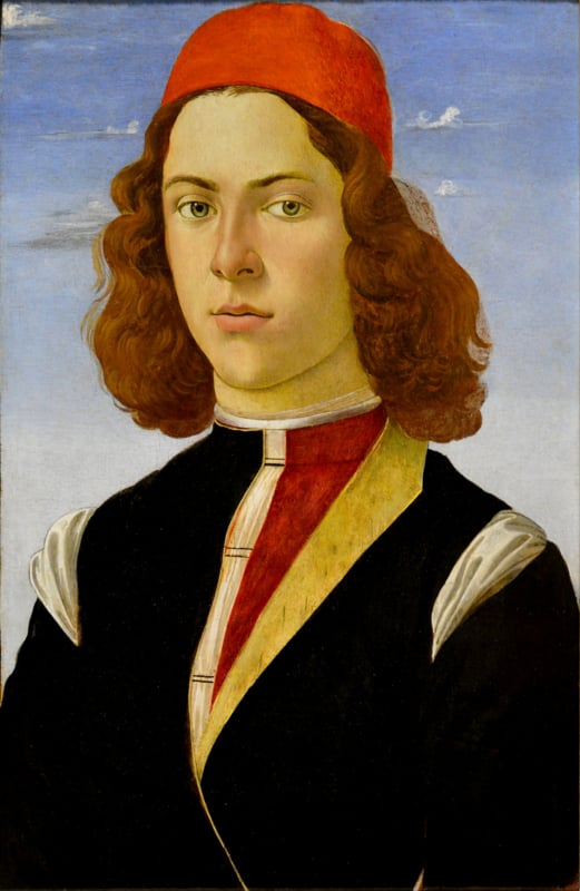 Botticelli Portrait of a young man