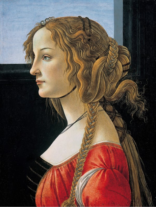Botticelli Portrait of a young woman 2