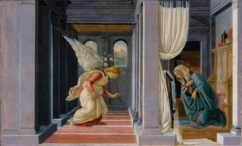 Botticelli The annunciation