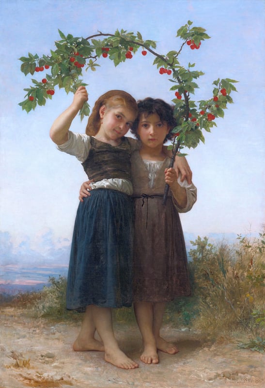 Bouguereau The cherry branch