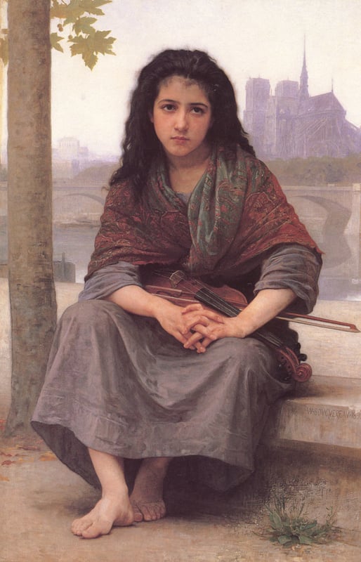 Bouguereau The gypsy woman