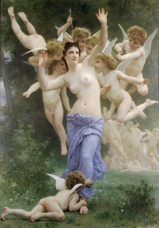 Bouguereau The wasps' nest