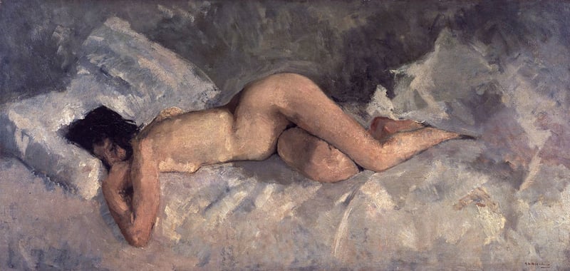 Breitner Reclining nude