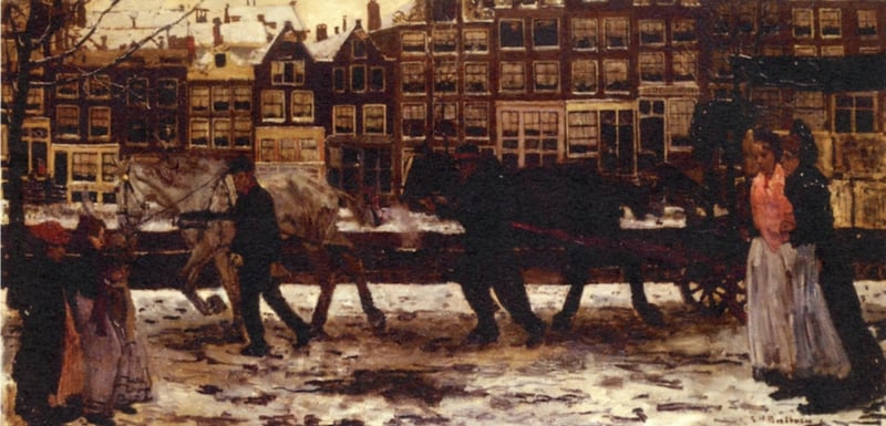 Breitner The Laurel canal in winter