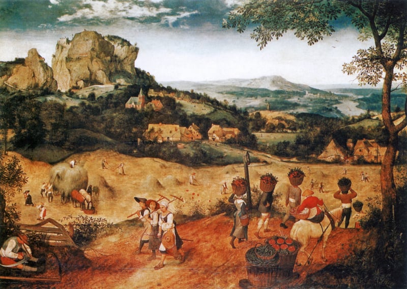 Bruegel The hay harvest