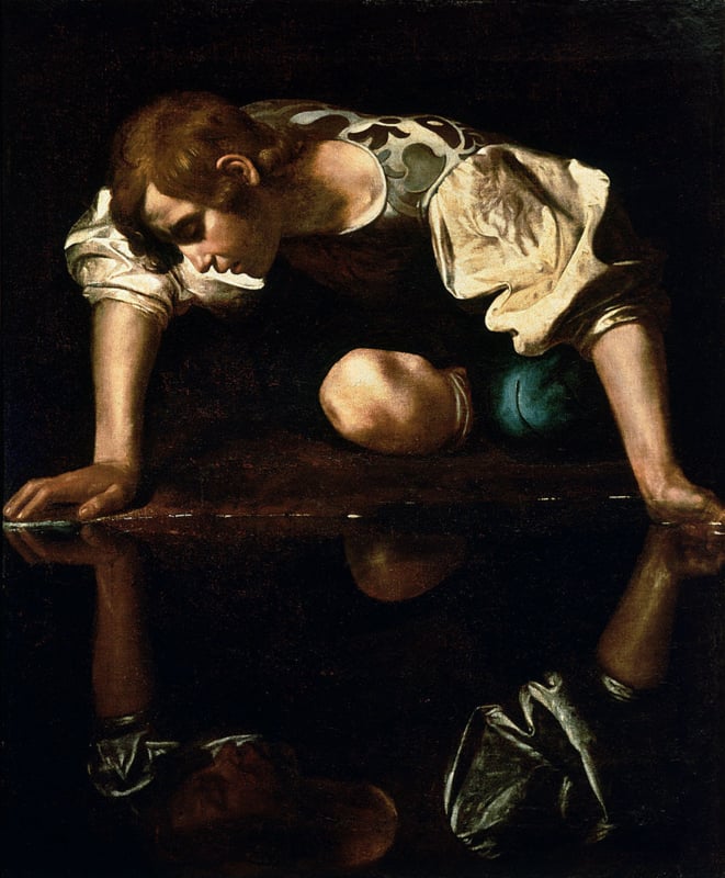 Caravaggio Narcissus