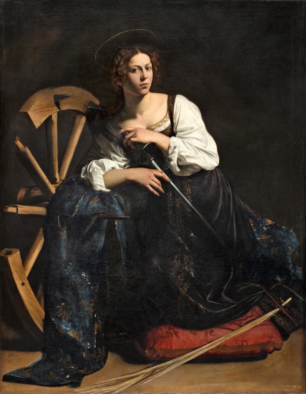 Caravaggio Saint Catherine of Alexandria